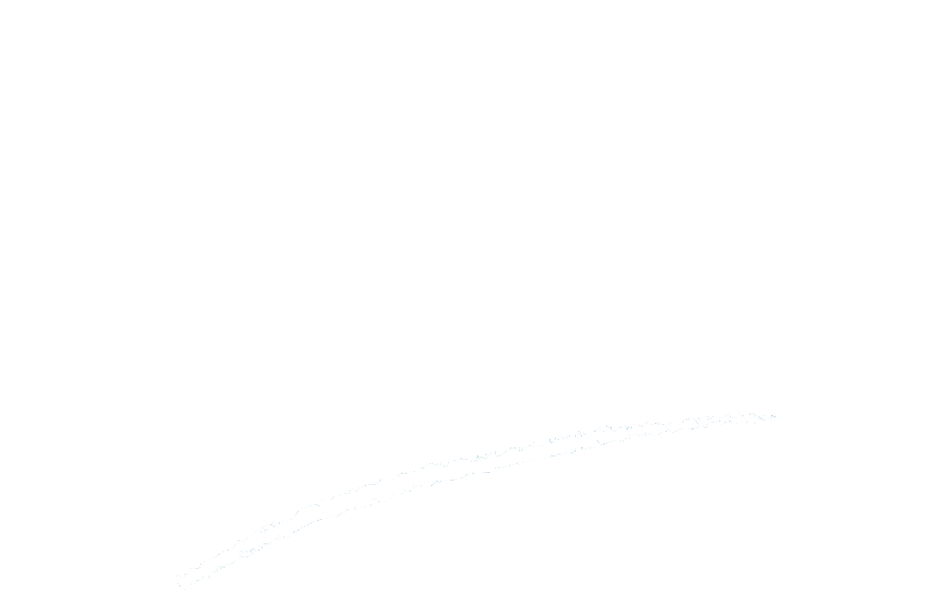 Handgeschriebener weißer Text lautet Zukunftsweg Gymnasium mit einer geschwungenen Unterstreichung.